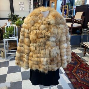 Jordan Marsh Fox Fur Coat
